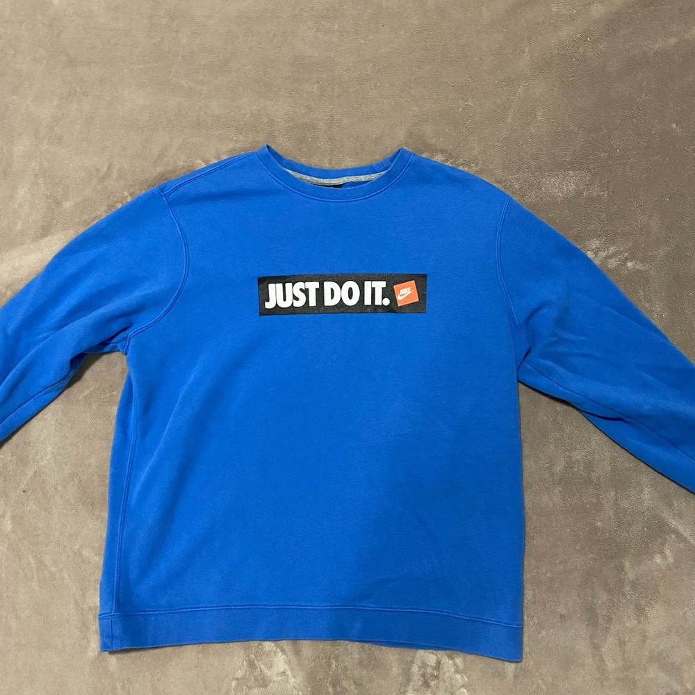 Blue Nike crewneck